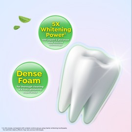 DARLIE All Shiny White Enzyme Floral Fresh Whitening Toothpaste 120g
