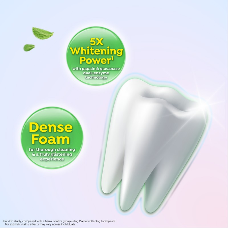 DARLIE All Shiny White Enzyme Floral Fresh Whitening Toothpaste 120g