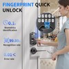 keyless Entry Door Lock deadbolt with Handle Set- Front Door