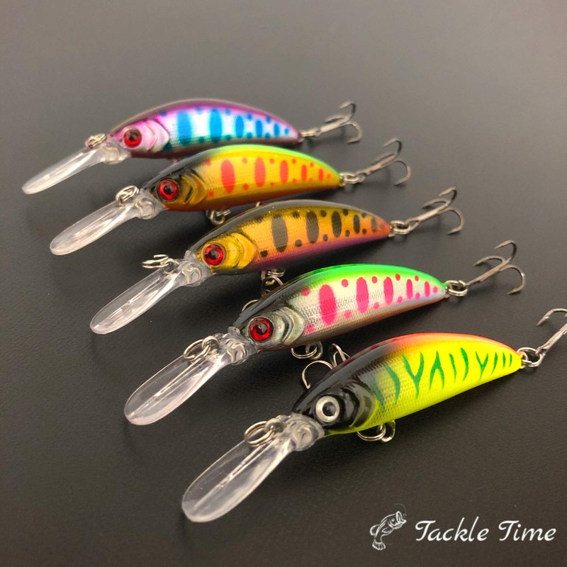 TackleTime Trout Lure Minnow Sinking Stream Lure 0.2 oz (5.5