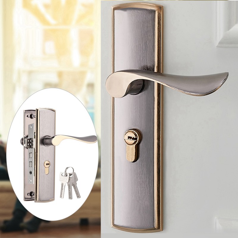 Durable Aluminum Door Lock for Home Security Indoor Bedroom Living