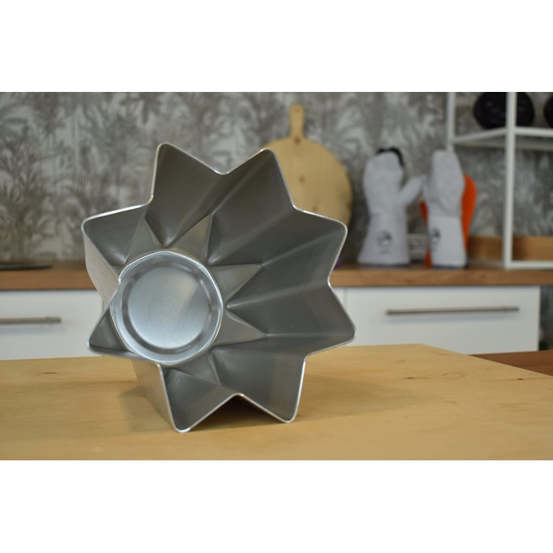 Erretre Srl Professional Baking Mould for Pandoro 1000 g Aluminium