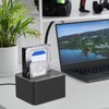 Hard Drive Docking Station USB3.0 Aluminium Alloy 7+15Pin SATA 5Gbps