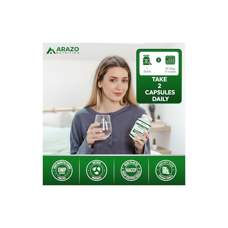 Probiotic 40 Billion CFU - Shelf Stable with Prebiotics and