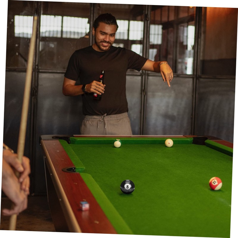 Billiard Black Individual Billiard Balls Pool Balls Cue Trainer USA