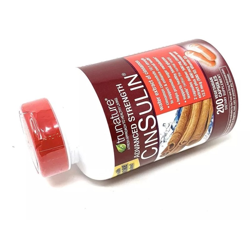 Trunature Cinsulin Advance Cinsulina + Vitamina D Extracto Canela 200c