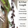 8.5 FT Rain Chain, Leaves Rain Chains for Gutters and