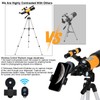 70mm Portable Refracting Telescope 300mm with Mobile Phone Adapter, Wireless