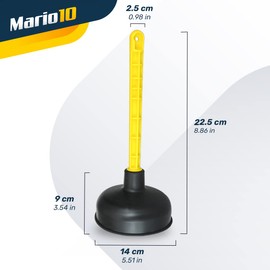 Plunger Sink Unblocker Toilet Plunger Shower Unblocker Toilet Unblocker Heavy Duty Rubber Suction Cup for Sink and Toilet Drain Unblocker Kitchen Sink Unblocker