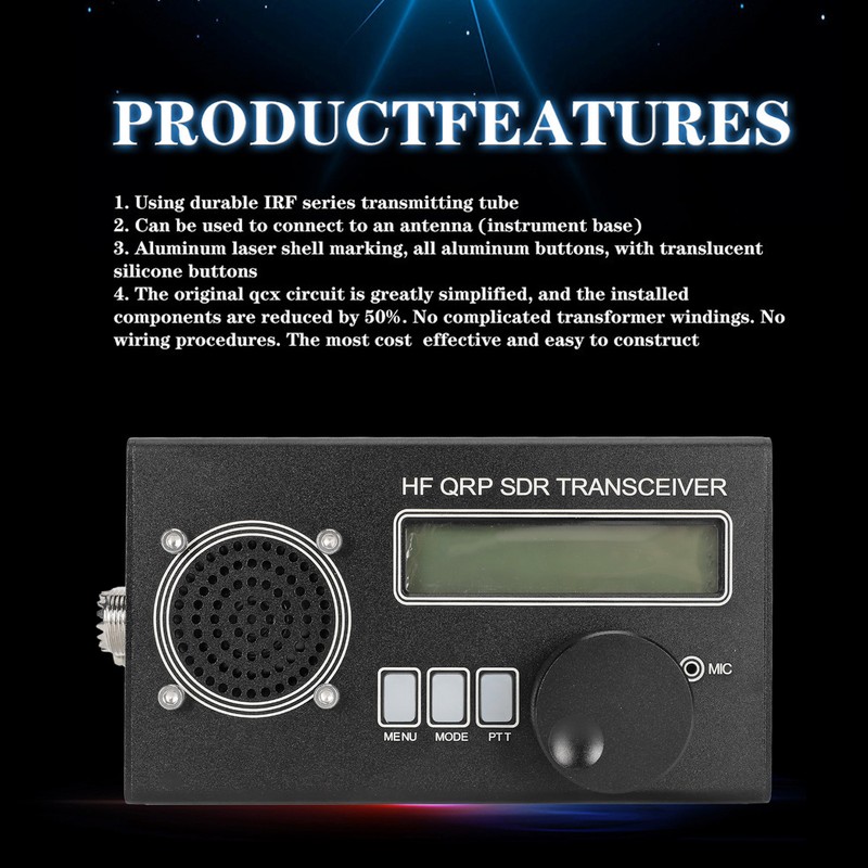 SDR Transceiver Radio Receiver Open Source USDX QRP HF 8