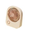 Small Desktop Fan Portable 115 Degreees Wind Direction Adjustment Cute