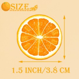 BignzwUra 500 Little Orange Themed Stickers Tangerine Clementine Fruit Baby Shower Orange Clementine Birthday Party Decorations Supplies Favors Stickers