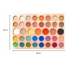 Paleta Sombras Nude 39 Grande Tonos Maquillaje Glitter Mate