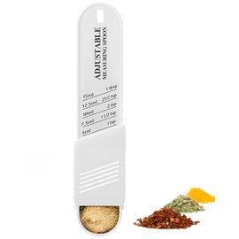 Adjustable Measuring Spoon for Dry and Liquid（White）