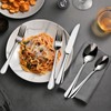 SilouC Silverware Set, 30-Piece Flatware Cutlery Set Service for 6,