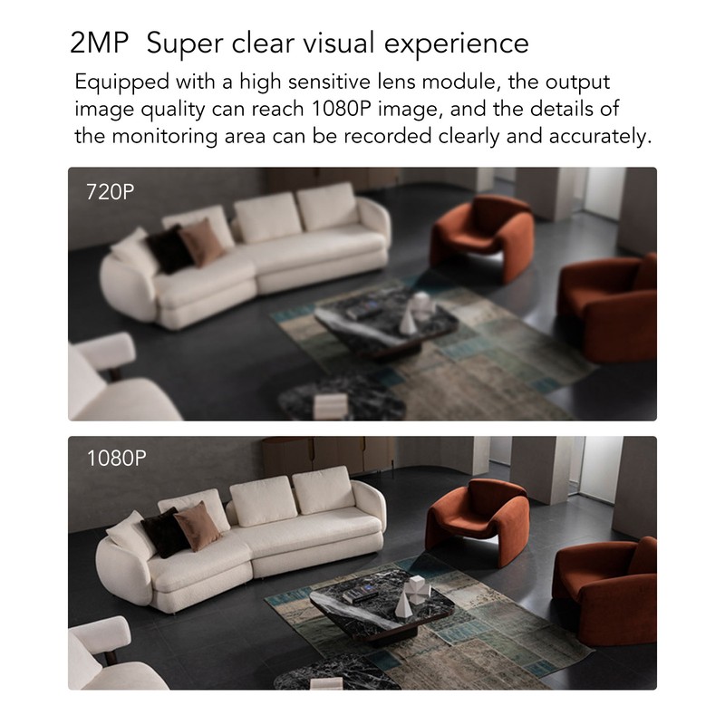 Plug in Smart Security Camera Auto Tracking 2.4G WIFI Two