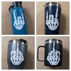 Slaced Skeleton Hands 4 Pack: Rock on Skeleton Hand Left