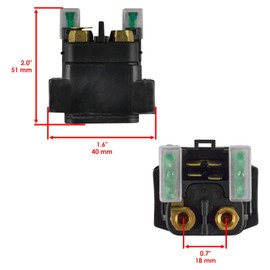Replacement Powersports Parts – High-Performance Components for Starter Solenoid Relay for Yamaha Grizzly 660 YFM660 2002-2008 ATV New Model-NK02-7761