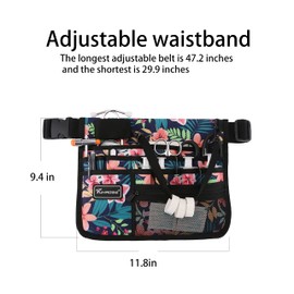 Nurse Fanny Pack with Tape Holder, Nurse Pocket Organizer for Medical Professionals，13 Pockets Nurse Waist Bag（B-SL46BH）