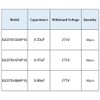 sourcing map Polypropylene Capacitors Assortment Kit DIP 275VAC 0.33uF 0.47uF