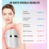 LED Face Mask, Red Light Therapy Mask for Acne, Reduces