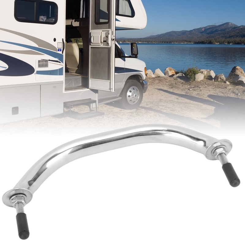 9in Boat Grab Bar Marine Grade 304 Stainless Steel Polished