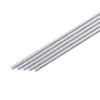 sourcing map 10Pcs 1/8"(3mm) Dia Round Aluminum Rod, 12"(305mm) Long