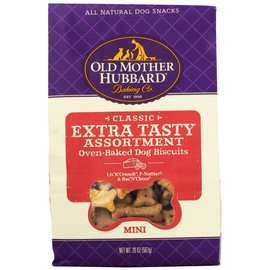 Wellpet 634438 6-Pack Crunchy Classic Extra Tasty Assorted Biscuits, Mini, 6/20-Ounce