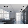 Trio Leuchten Guayana 651000132 Recessed and Surface-Mounted Light Metal Black