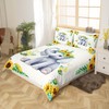 Cute Elephant Kids Duvet Cover Set Twin Size,Boys Girls Adults