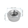 QUARKZMAN M8 x 1.25 mm Hex Lock Nut x 4