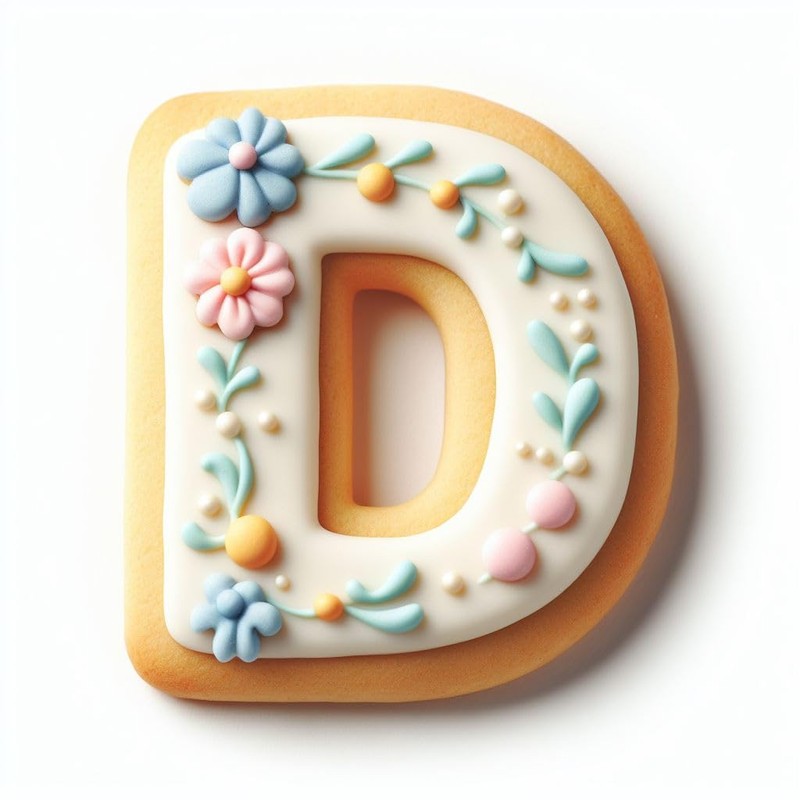 Alphabet Letter D 3 Inch Cookie Cutter from The Cookie