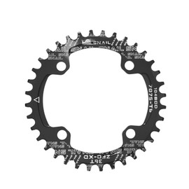 ENGWE MTB Bike Chainring 104BCD Narrow Wide Chainring, 32T 34T 36T 38T Round Oval Chainrings, Aluminum Single Chainrings Chainwheel, Fits 8 9 10 11 Speed Chains (Round, 36T)