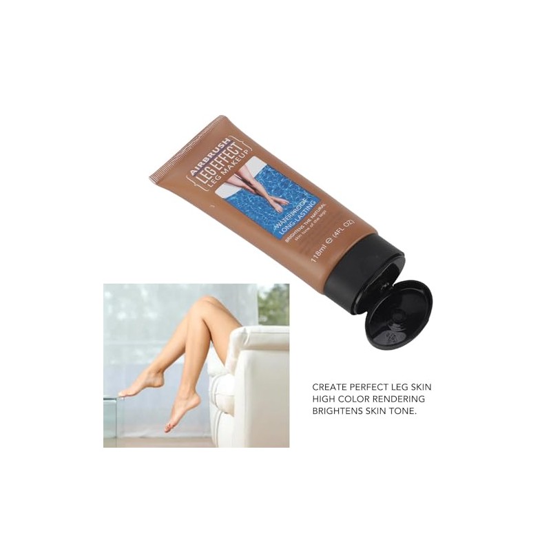 Sonew Loción de Maquillaje para Piernas, Base de Maquillaje Líquida,