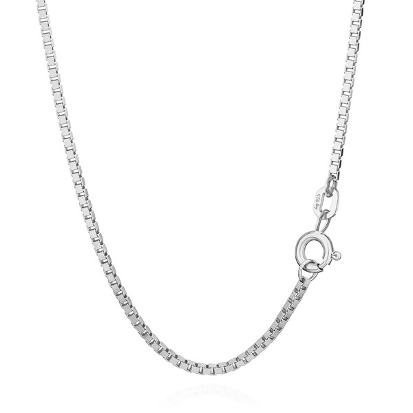 NKlaus Genuine 925 Sterling Silver Venetian Chain Silver Chain 1.20