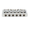 76mm Fixed Hardtail Guitar Bridge U Shaped String Spacing Roller