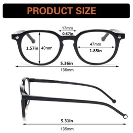 3 Pack Reading Glasses Spring Hinge Stylish Readers Black/Tortoise for Men and Women (3 Pack Mix, 2.25)