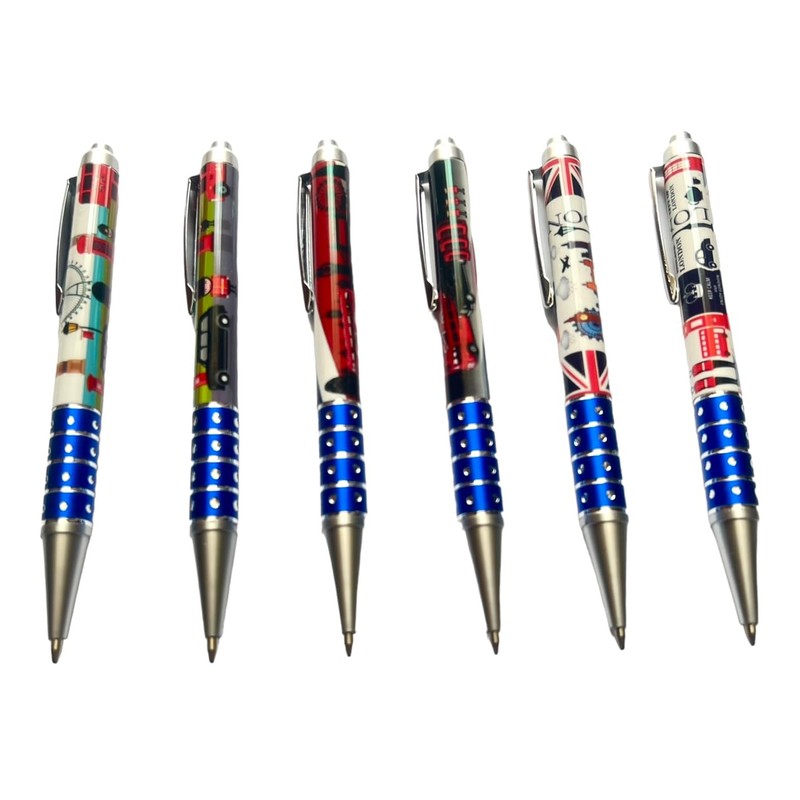 Pen 12 London souvenirs British union jack London scene office