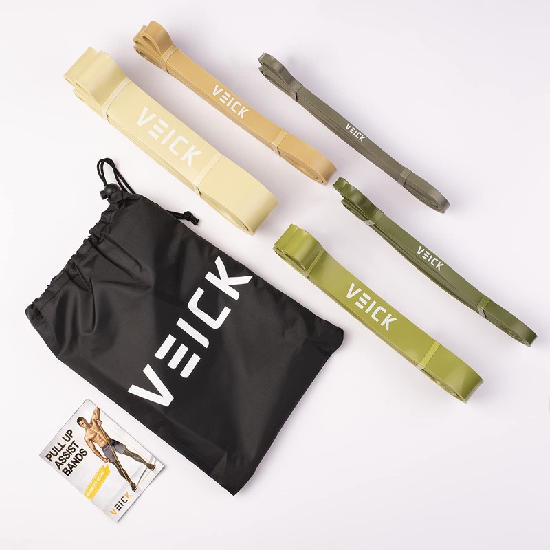 VEICK Resistance Exercise Band Set Workout Tension Bands Fitness Bands