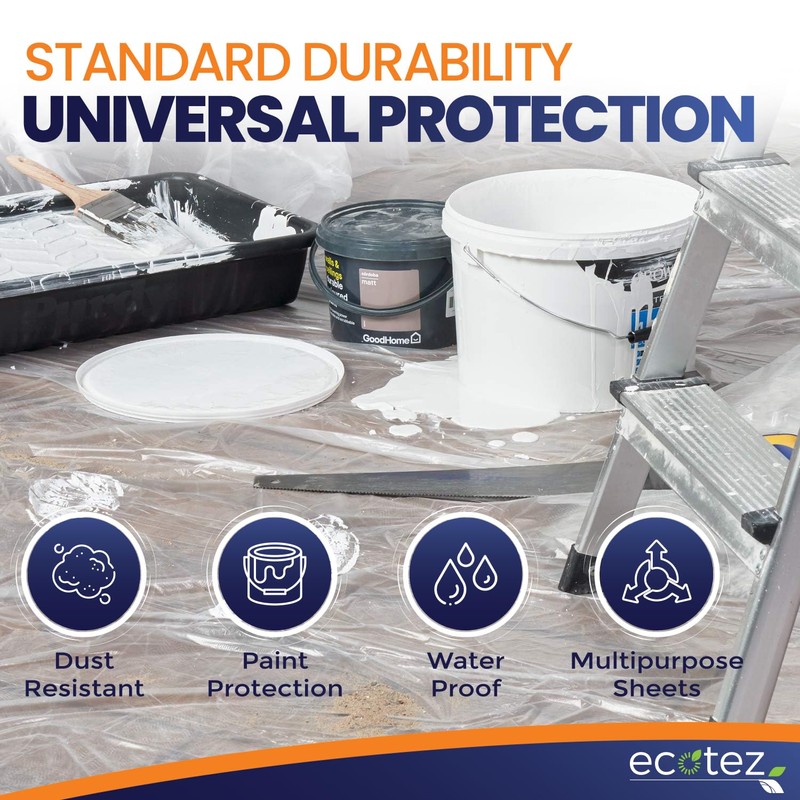 Ecotez 3 Pack 12 x 9 ft Extra Large Painter’s