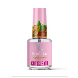 Pink Gellac Cuticle Oil Jojoba - Nail Oil Repair & Protect - Cuticle Care for Dry Cuticles and Damaged Nails - Vitamins E for Moisture and Care - Ideal for Cold Winter Months