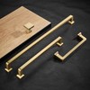 TUNNY 5 Pack Cabinet Handles-12.6"/320mm Screw Spacing Champagne Bronze Drawer