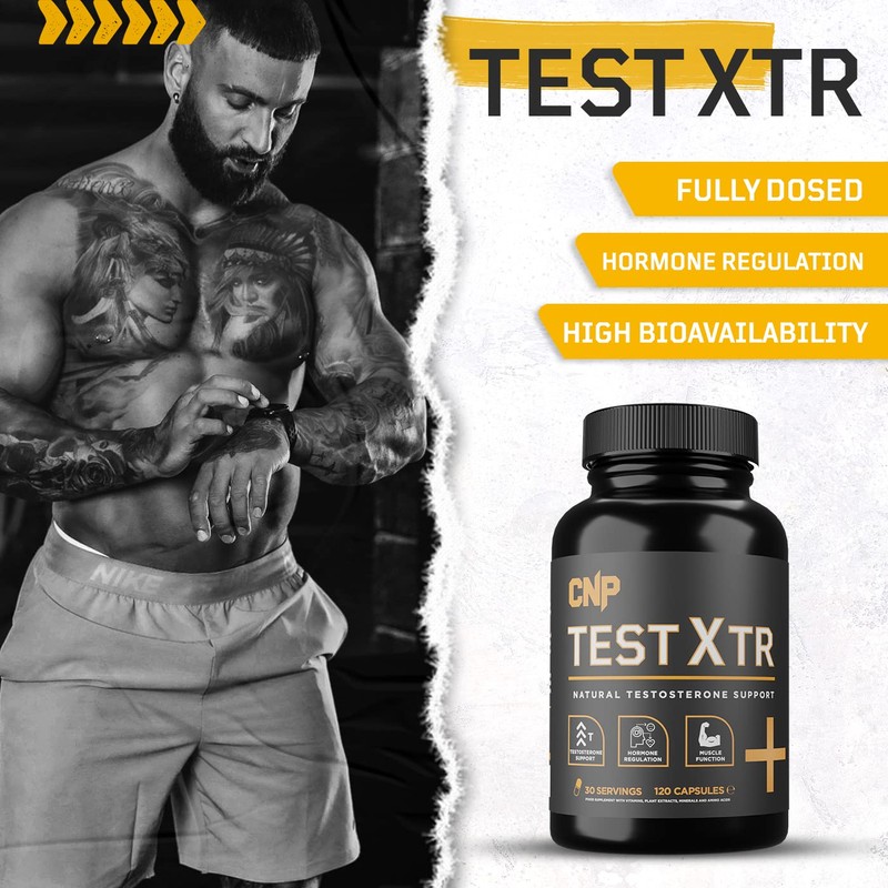 CNP Professional Test XTR with Vitamins, 120 Capsules