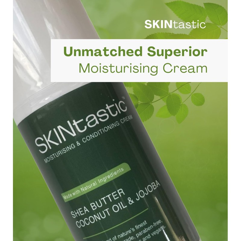 SKINtastic Facial and Body Moisturising Cream, Post-Shave Healing Cream for