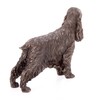 Cocker Spaniel Standing Small Cold Cast Bronze Statue Sculpture Dog