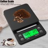 Pour Over Coffee Scale with Timer Portable Electronic Digital Kitchen