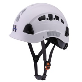 LOHASTAR Hard Hats Construction Safety Helmet Vented Hard Hat ANSI Z89.1 Approved OSHA Hardhat Tree Helmet(A2 White)