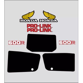 Evolution MX 1983 Honda XL 600 Decal Kit AHRMA , TANK, SWINARM, SIDE PANEL, AND PLATES