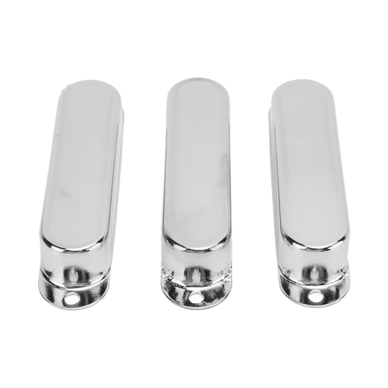 3Pcs Electric Guitar Single Coil Pickup Cover Copper Instrument Accessory