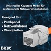12x CAT 7 Keystone Network Module RJ45 - High Speed